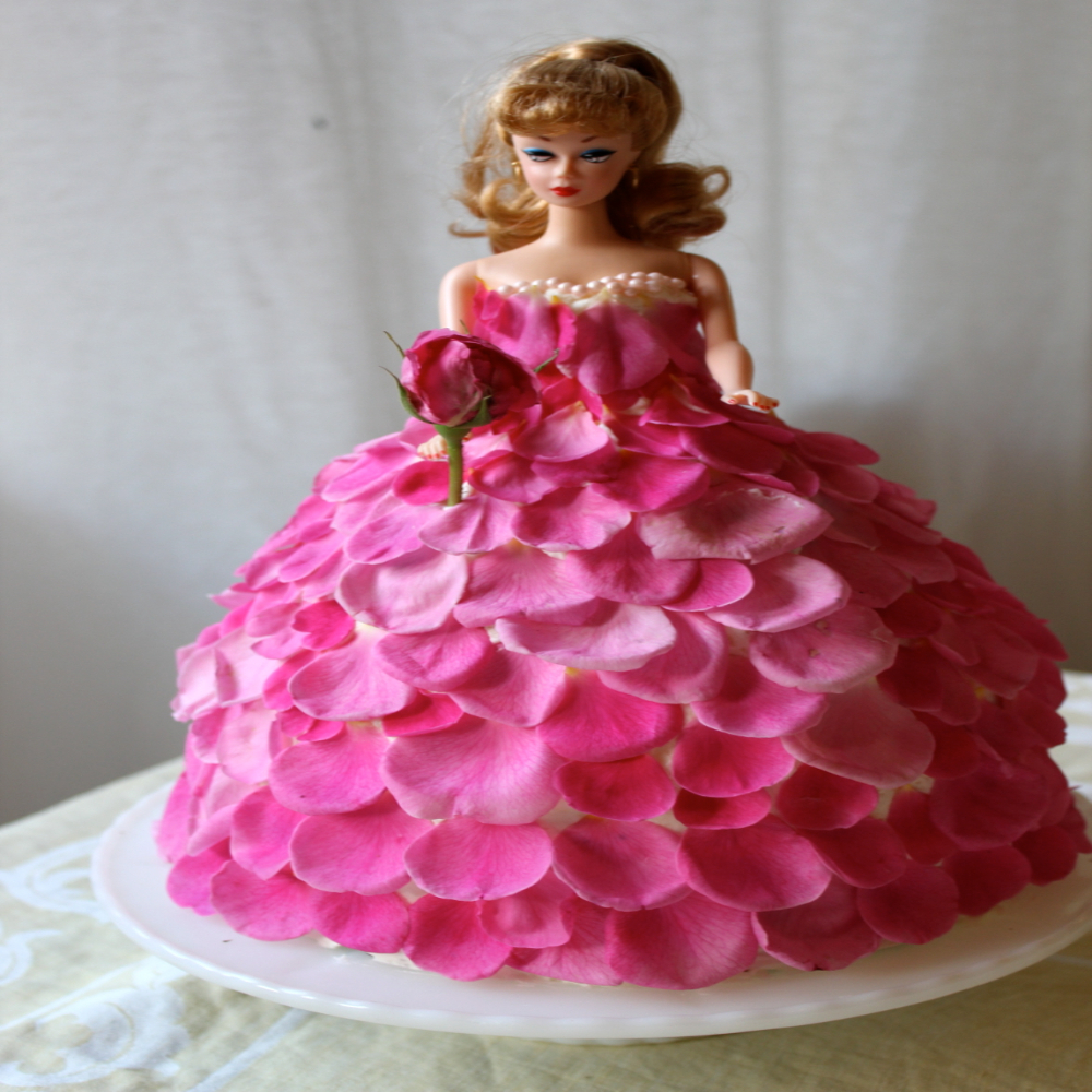 HAZEL Aluminium Doll Frock Cake Mould Small 17.5 cm X 11.5 cm