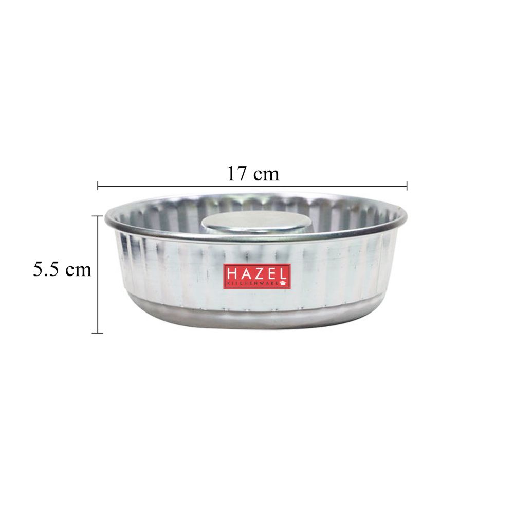 HAZEL Donut Mould Aluminium Medium Size | Donut Baking Molder Tray Pan For Cake | Baking Essentials Tools For OTG Microwave, Medium