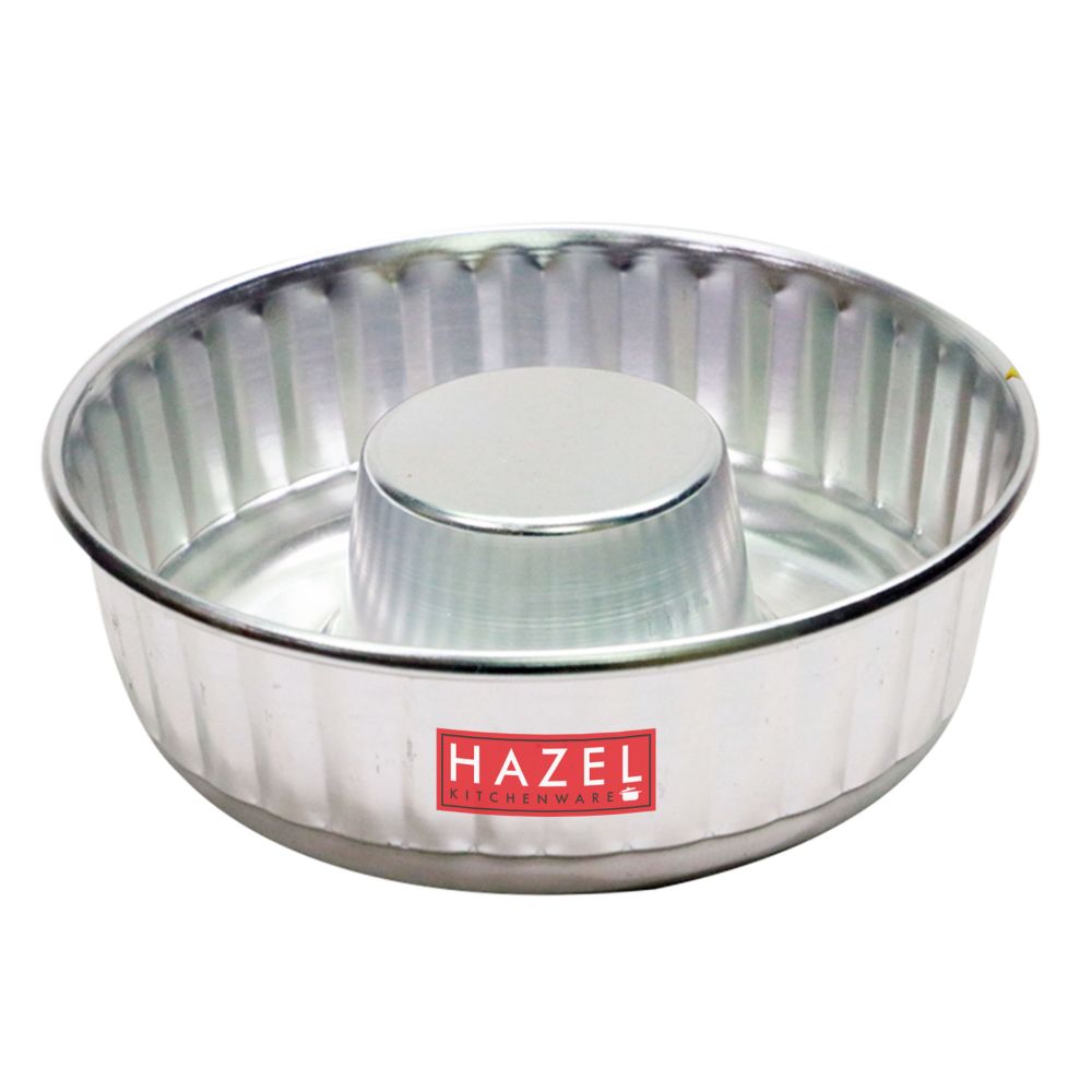 HAZEL Donut Mould Aluminium Small Size | Donut Baking Molder Tray Pan For Cake | Baking Essentials Tools For OTG Microwave, Small