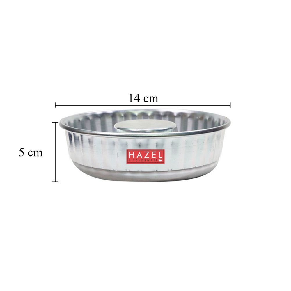 HAZEL Donut Mould Aluminium Small Size | Donut Baking Molder Tray Pan For Cake | Baking Essentials Tools For OTG Microwave, Small