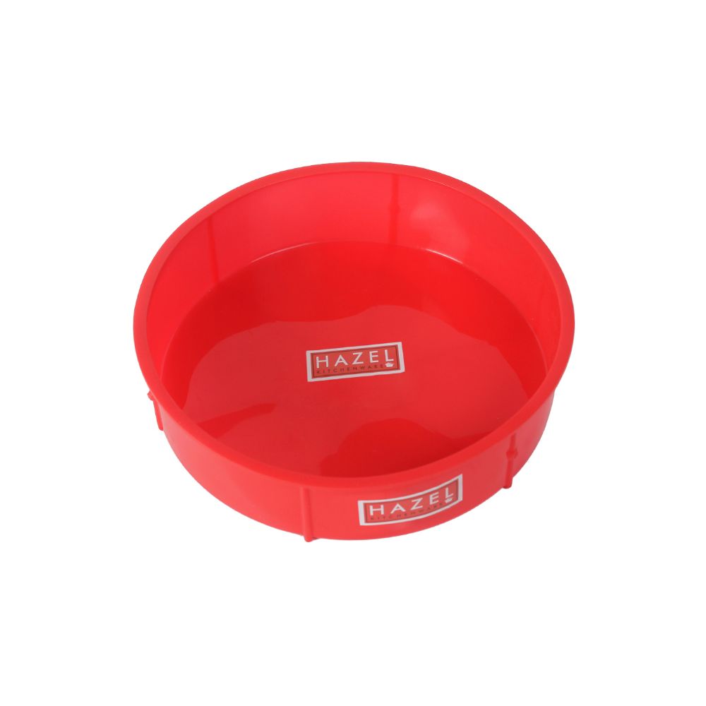 HAZEL Small Silicon Round Cake Mould 15.5 cm, 1 Pc, Red