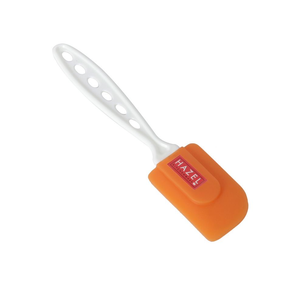 HAZEL Small Silicon Spatula with Plastic Handle, Orange