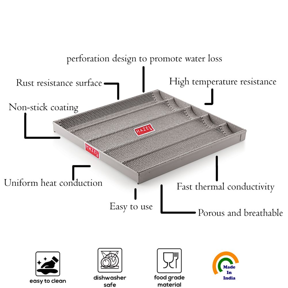 HAZEL Long French Bread Tray Heavy Gauge (16\\x15\\\