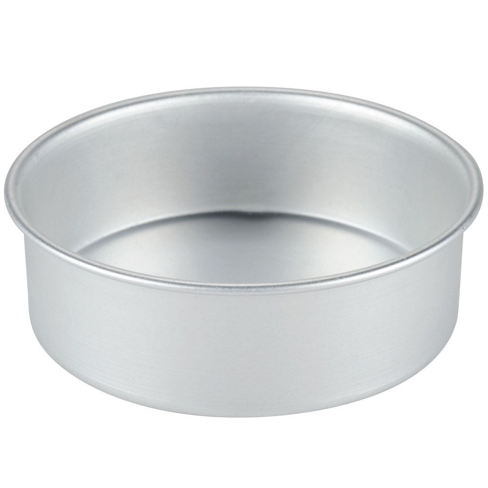 HAZEL Food Grade Aluminium Round Shape Cake Mould, 7 Inch