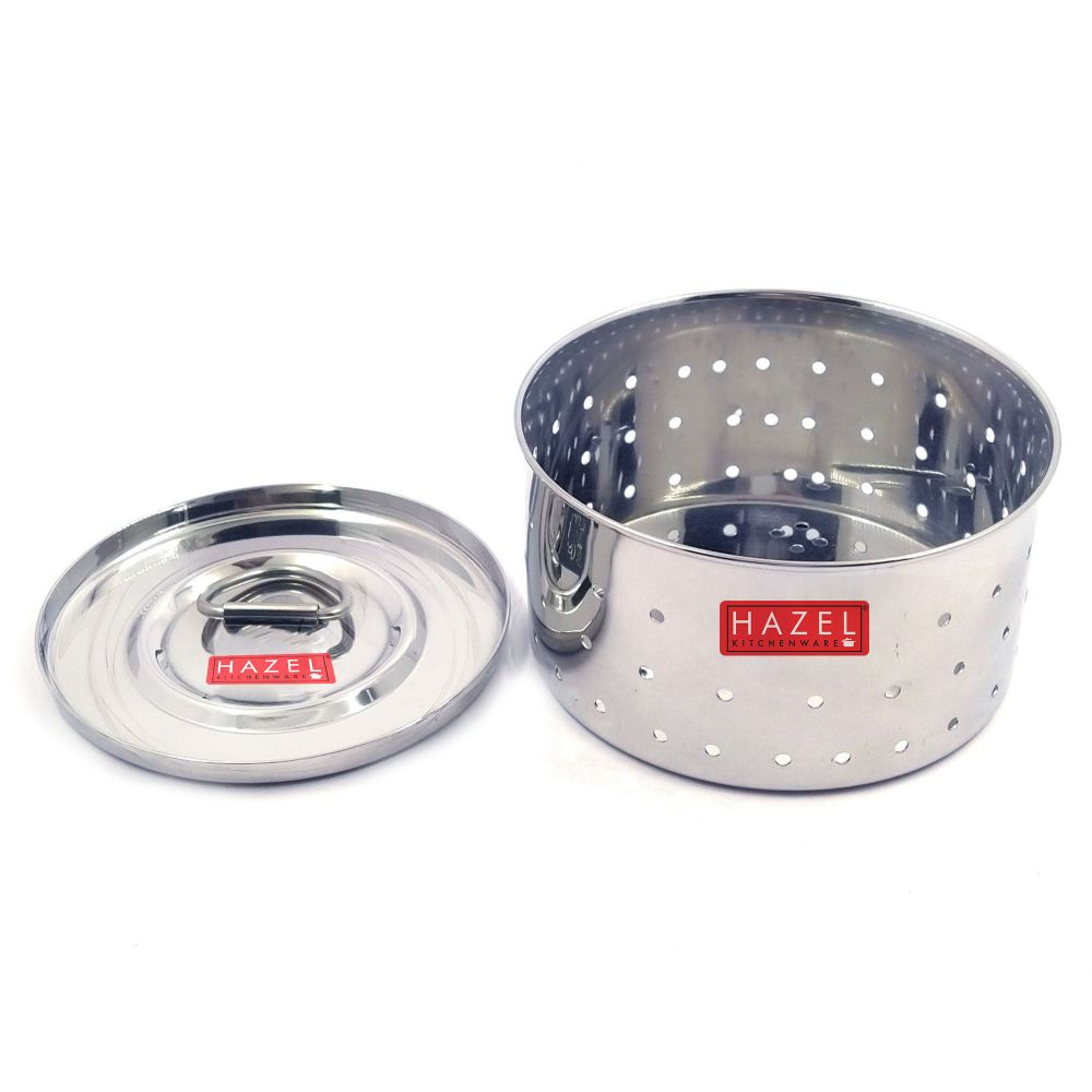 HAZEL Paneer Maker for Home | Stainless Steel Round Shape Paneer Mould | Tofu / Paneer Maker Mould Press, Big Size