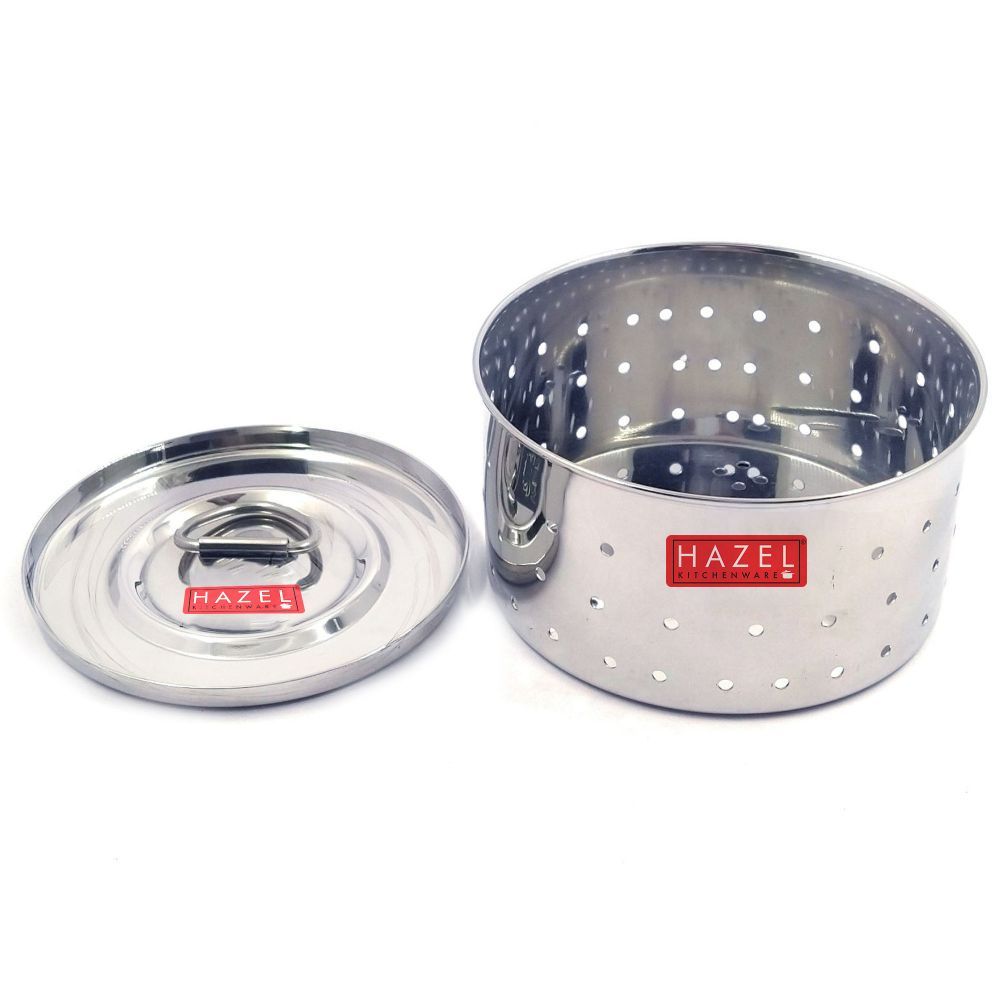 HAZEL Paneer Maker for Home | Stainless Steel Round Shape Paneer Mould | Tofu / Paneer Maker Mould Press, Extra Big Size