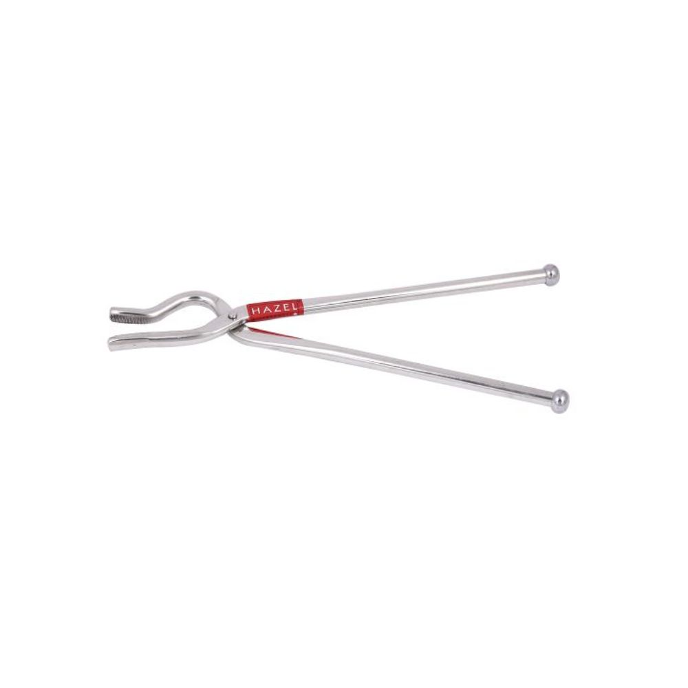 HAZEL Stainless Steel Pakkad for Kitchen | Matt Finish Tong for Holding Kitchen Utensil