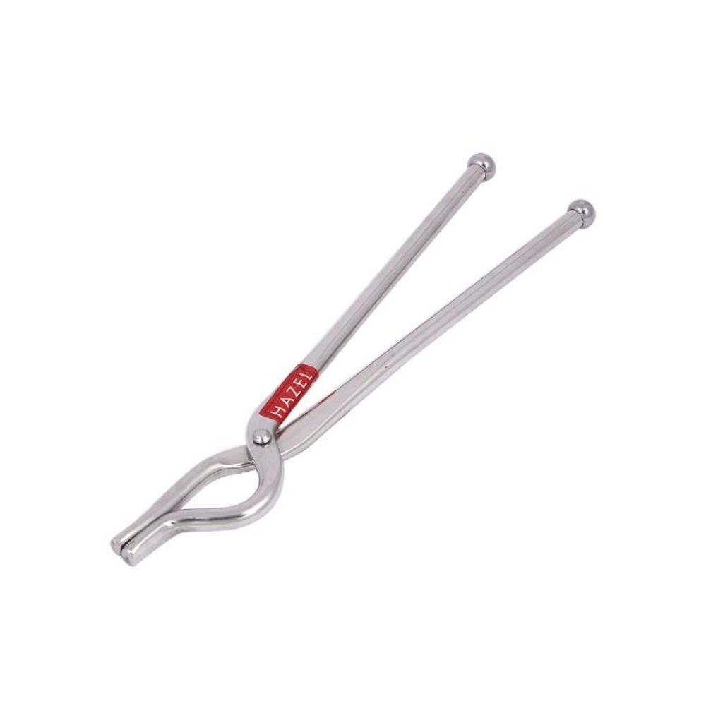 HAZEL Stainless Steel Pakkad for Kitchen | Matt Finish Tong for Holding Kitchen Utensil