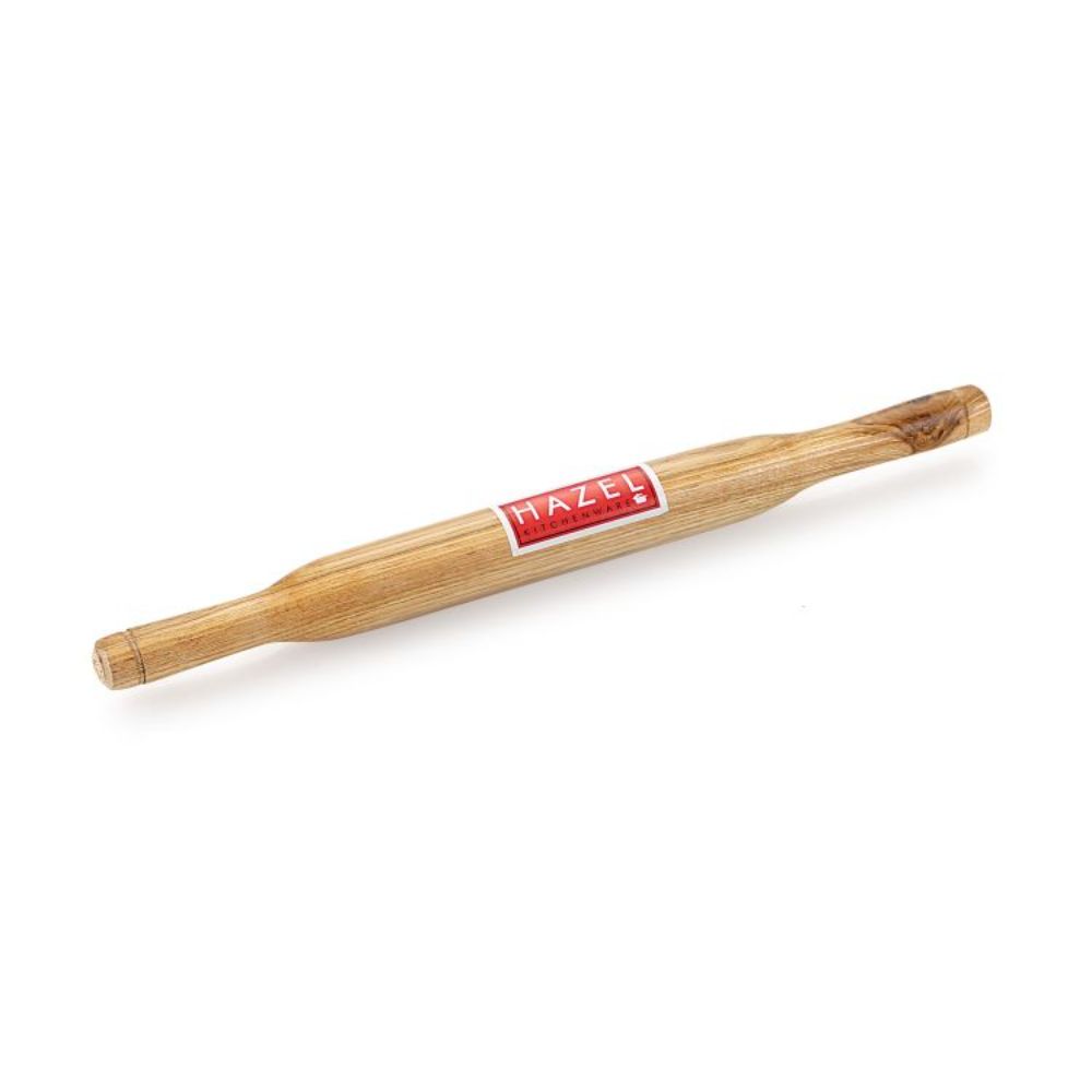 HAZEL Wooden Chakla Belan Combo | Wooden Polpat Roti Roller Combo Large, 24 Cm, Brown, 2 Pc