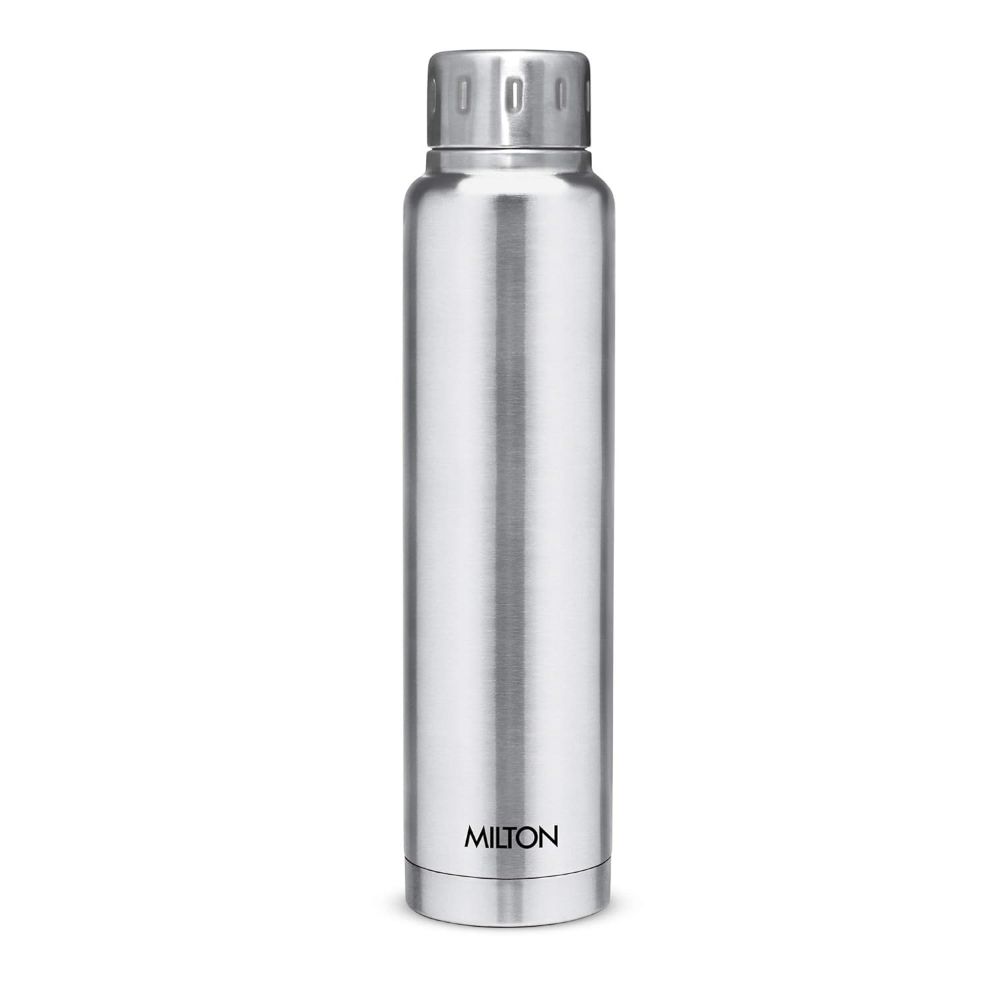 Milton Elfin 750 Thermosteel Hot & Cold Water Bottle, Silver, 750 ml