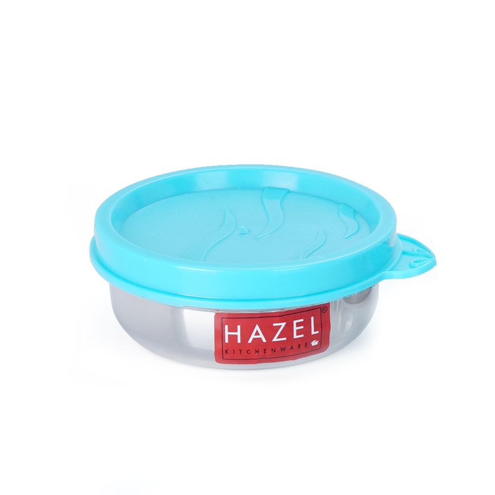 HAZEL Stainless Steel Air Tight Containers for Storage & Tiffin Box | Lunch Box with Leakproof Lid