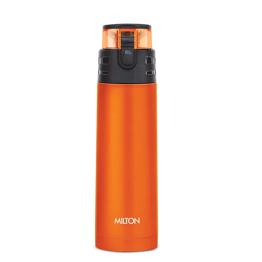 Milton Atlantis 400 Thermosteel Hot & Cold Tea Water Bottle 350 ml Orange