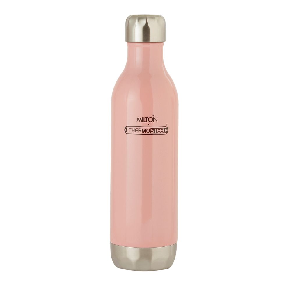 Milton BLISS 600 Thermosteel Vaccum Insulated Hot & Cold Water Bottle, 540 ml, Pink