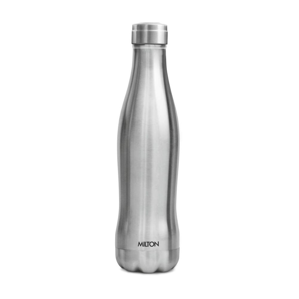 Milton Duke 1000 Thermosteel Hot & Cold Water Bottle, Silver, 920 ml