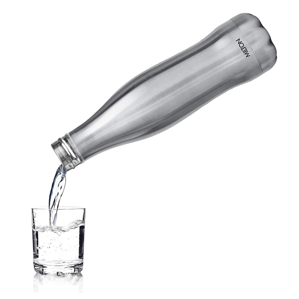 Milton Duke 1000 Thermosteel Hot & Cold Water Bottle, Silver, 920 ml