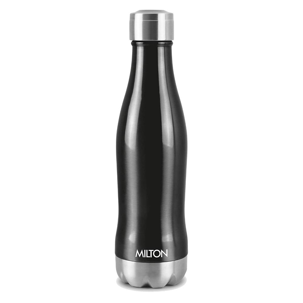 Milton Duke-1000 Thermosteel Hot and Cold Water Bottle, 920 ML, Black