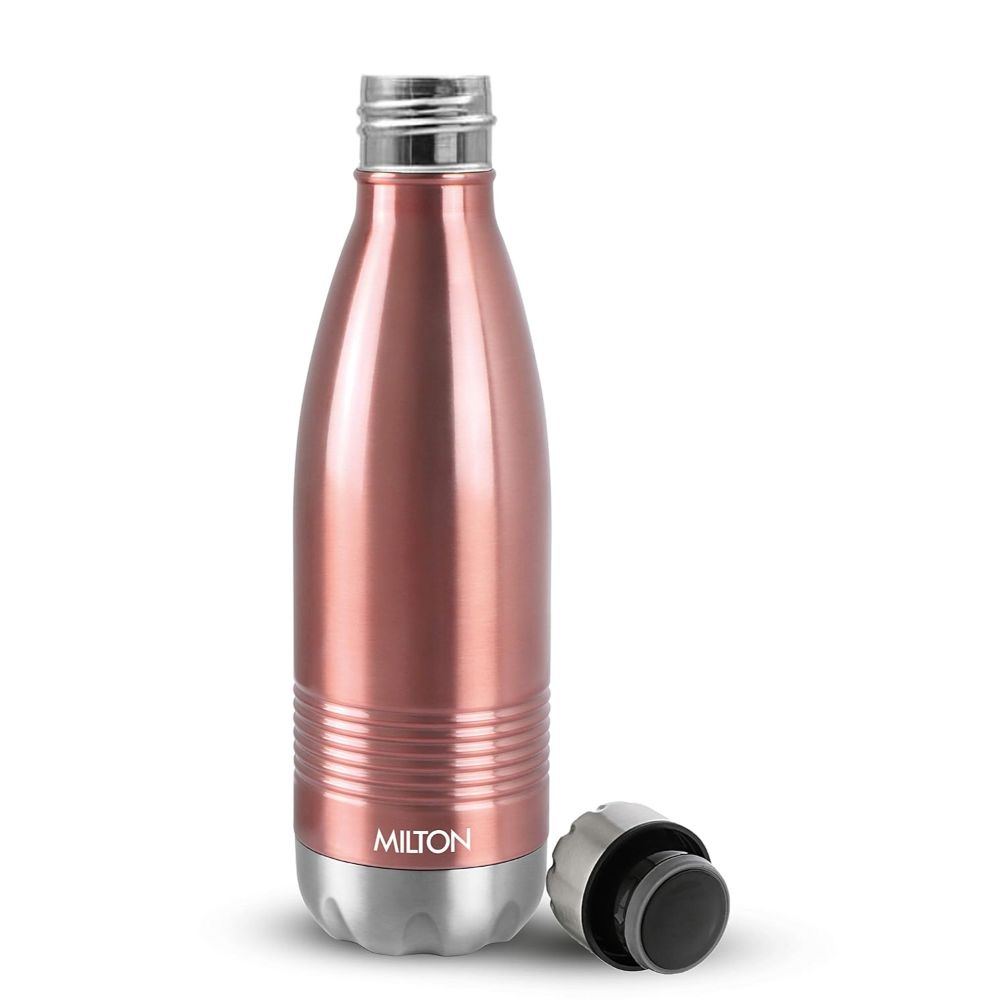 Milton Duo Deluxe-750 Thermosteel Bottle Hot & Cold Vacuum Insulated Water Tea Coffee Flask, 700 ML, Copper