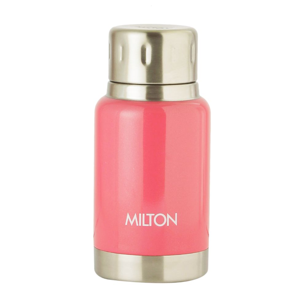 Milton Elfin 160 Thermosteel Hot & Cold Water Bottle, Pink, 160 ml