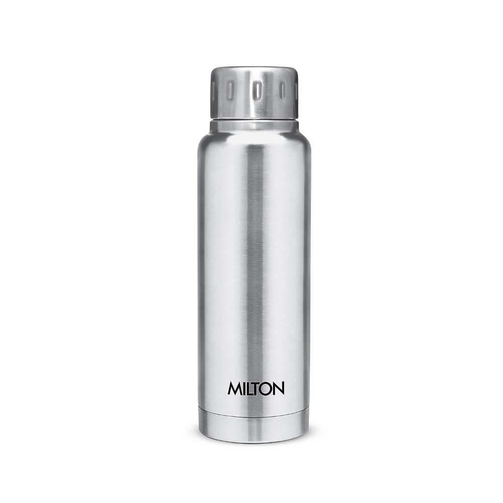 Milton Elfin 300 Thermosteel Hot & Cold Water Bottle, Silver, 300 ml