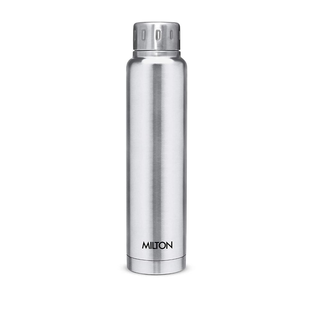 Milton Elfin 500 Thermosteel Hot & Cold Water Bottle, Silver, 500 ml