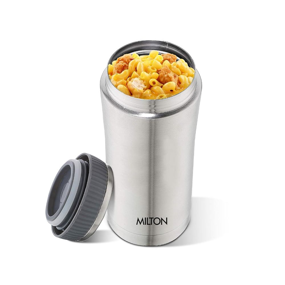 Milton Insulated Steel Bottles Optima Mug 350 ml, Steel Plain