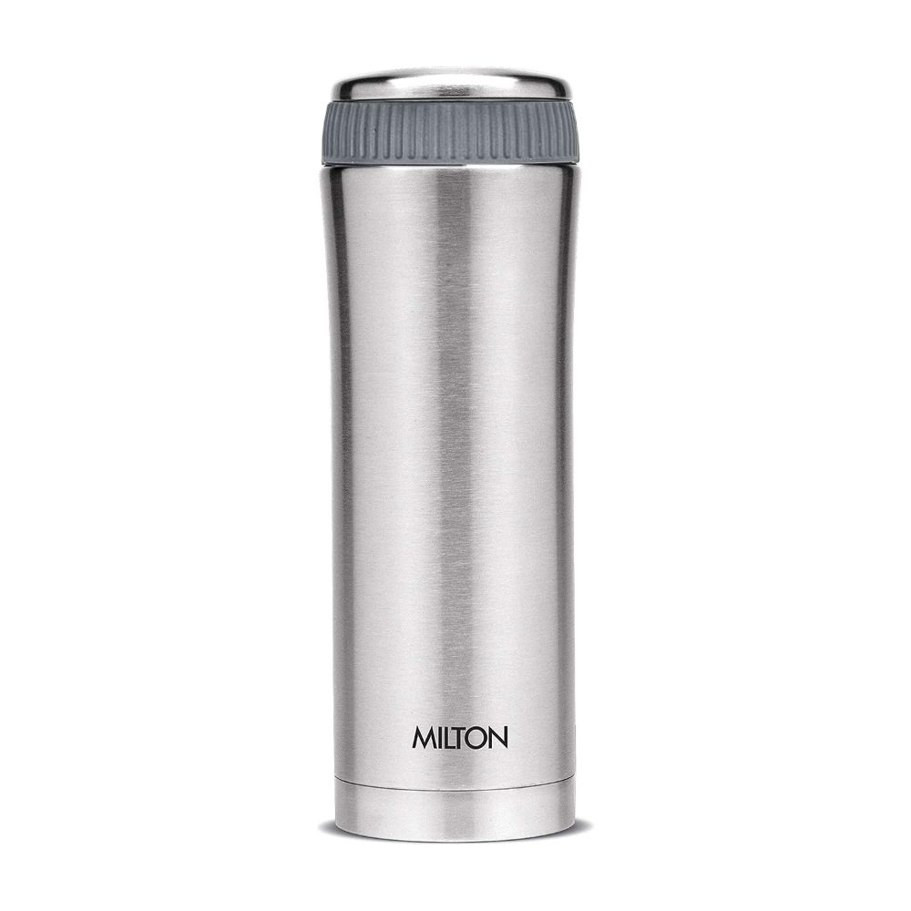Milton Insulated Steel Bottles Optima Mug 500 ml, Steel Plain