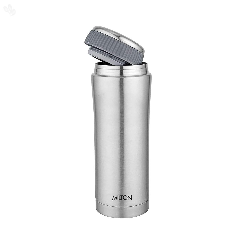 Milton Insulated Steel Bottles Optima Mug 500 ml, Steel Plain