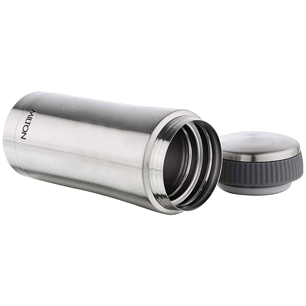 Milton Insulated Steel Bottles Optima Mug 500 ml, Steel Plain
