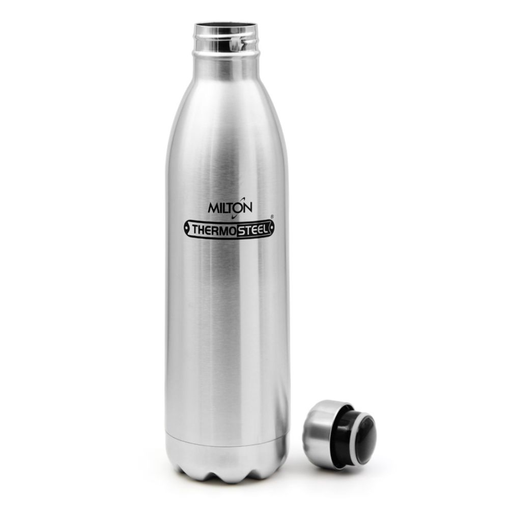 Milton Insulated Steel Bottles Thermosteel Duo 1800 ml,/ 1710 ml, Steel Plain