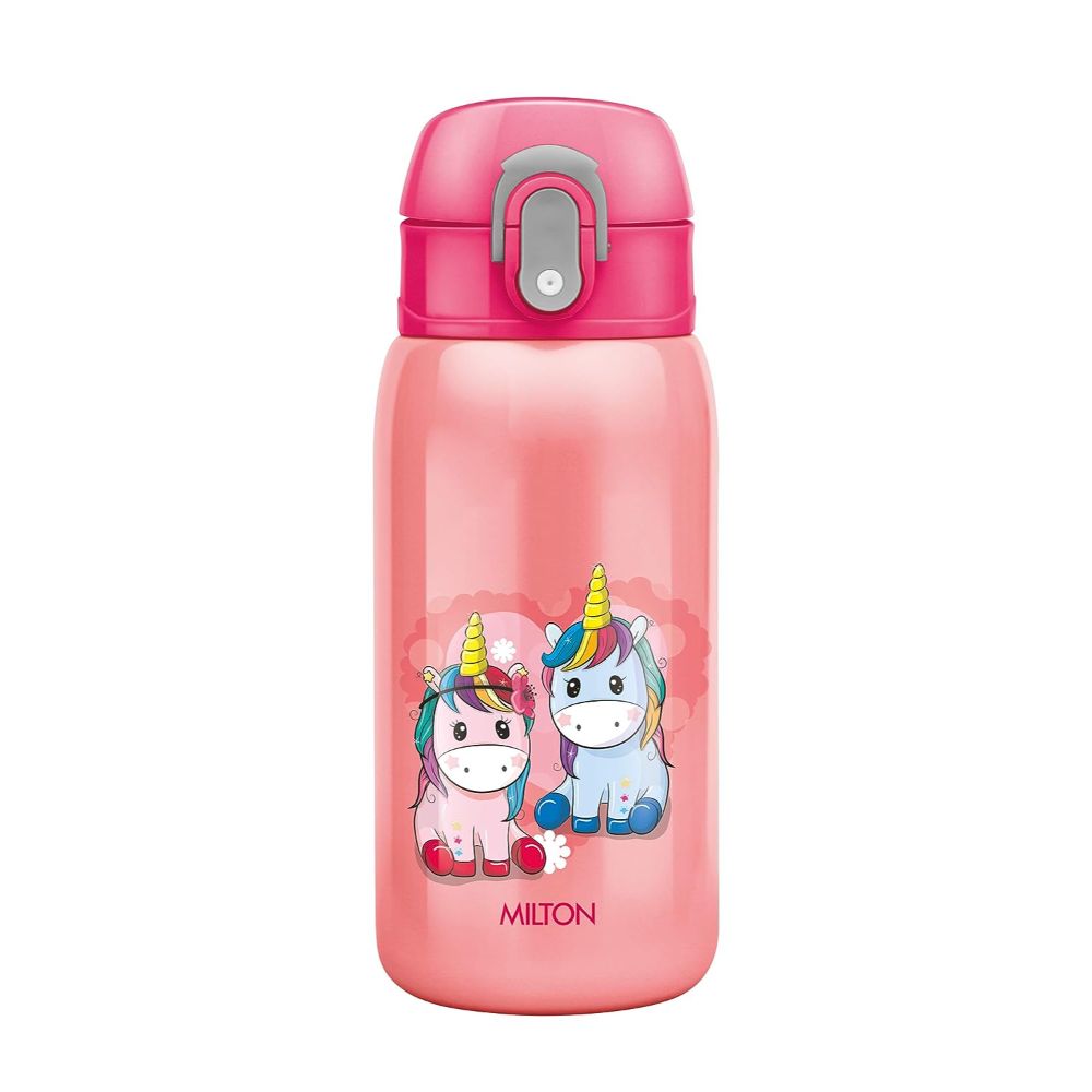 Milton Jolly-375 THERMOSTEEL WATER SIPPER BOTTLE PINK, 300 ml