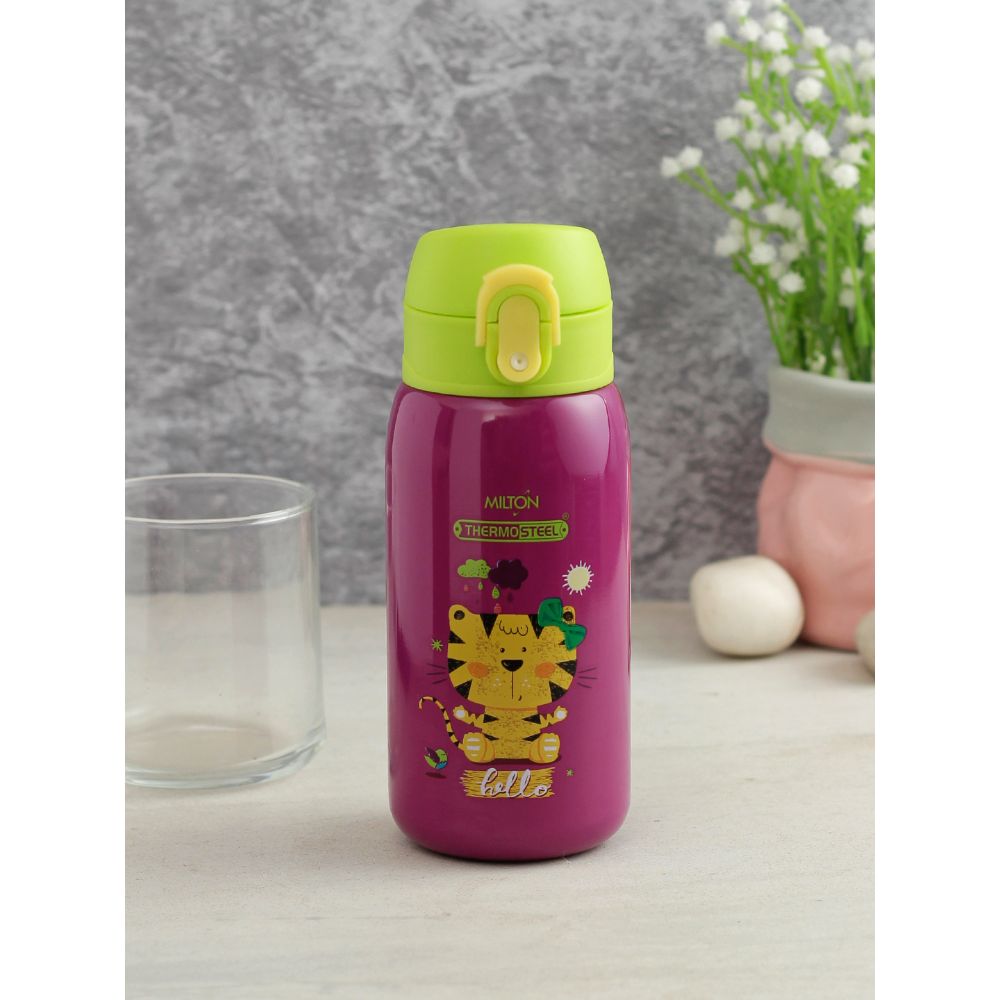 Milton Jolly-375 THERMOSTEEL WATER SIPPER BOTTLE PURPLE, 300 ml