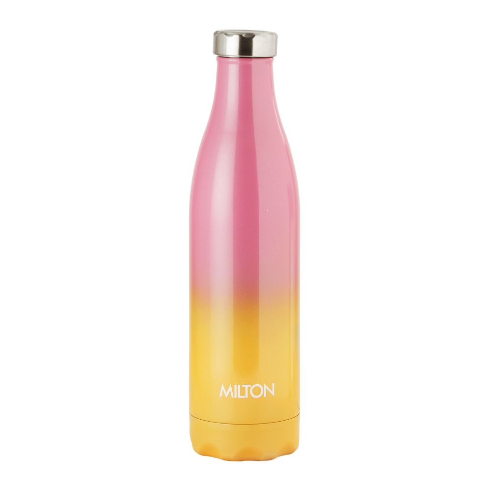 Milton PRUDENT 800 Thermosteel Hot & Cold Water Bottle 820 ml, Pink - Orange