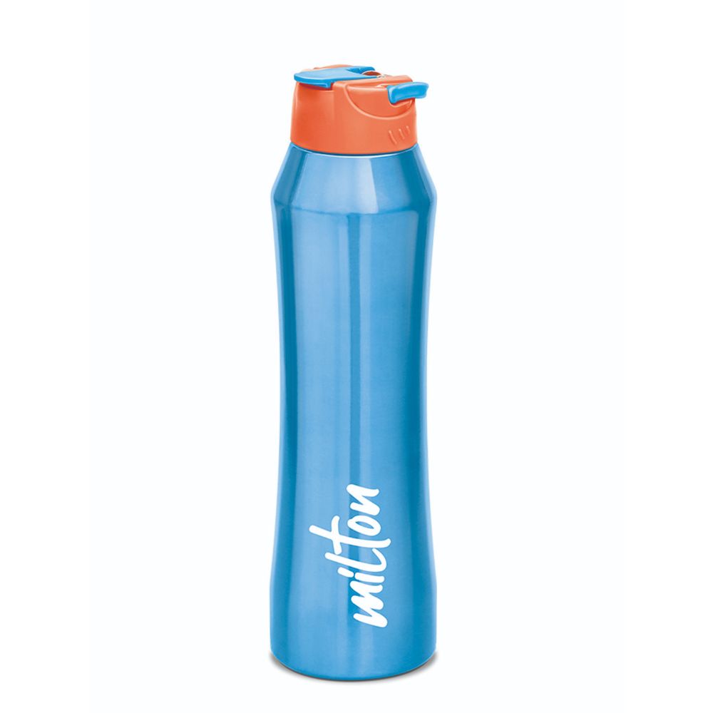 Milton Stark-900 Thermosteel Water Bottle Hot & Cold Vacuum Insulated Flask, 800 ML, Blue