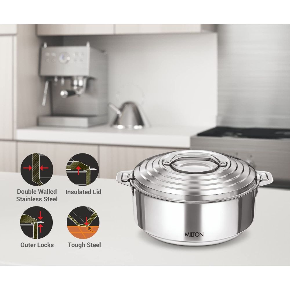 Milton Galaxia Casserole 3500, Silver