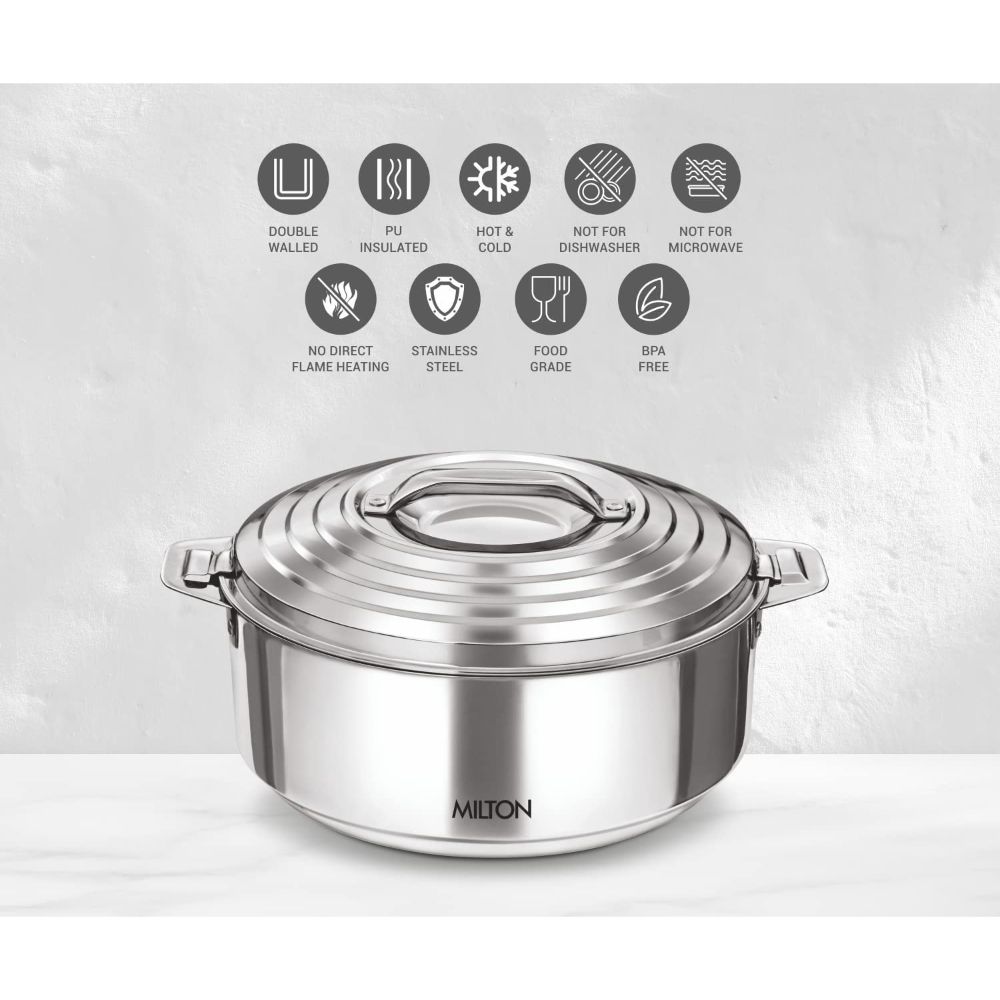 Milton Galaxia Casserole 3500, Silver