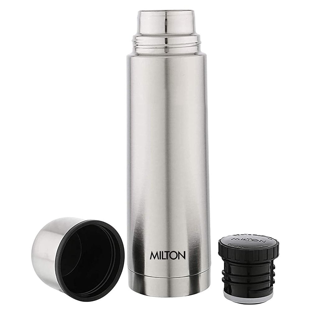 Milton Vacuum Flasks Thermosteel 500 ml, With Plain Lid ml, Steel Plain
