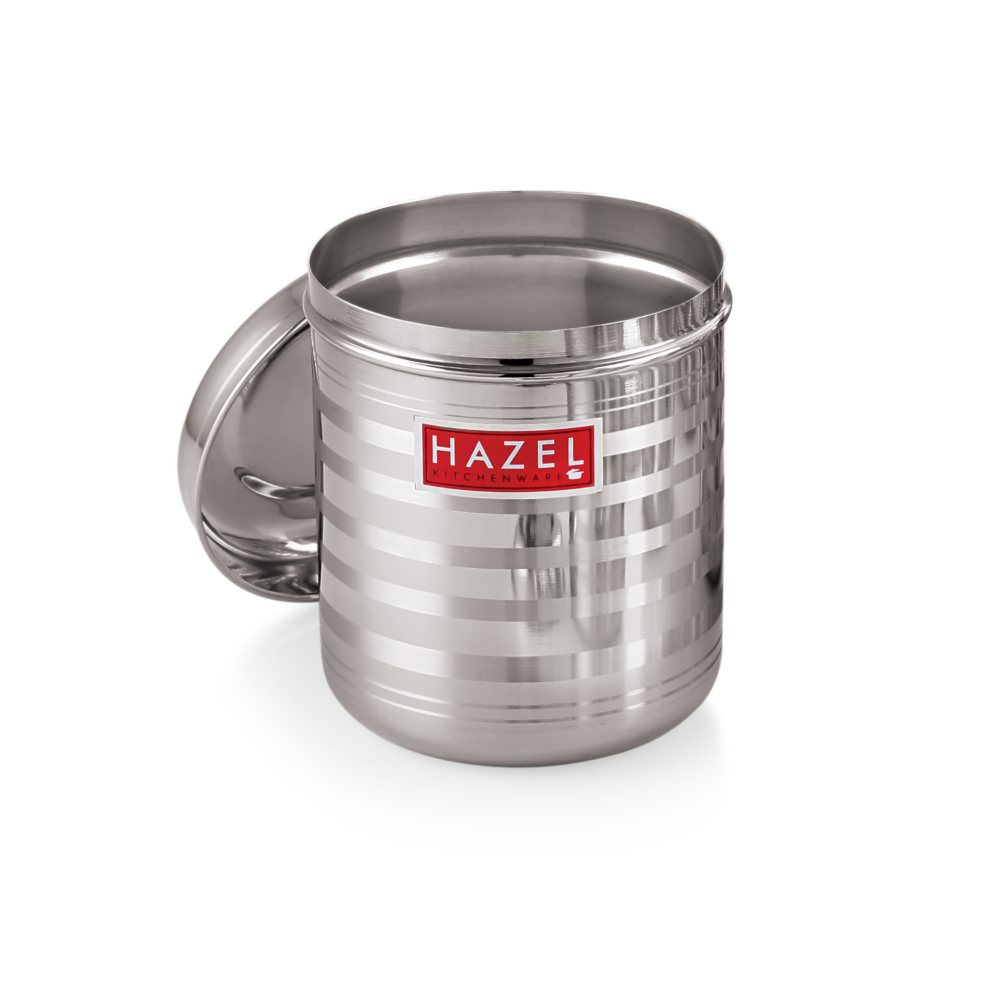 HAZEL Kitchen Storage Steel Container - 5 Pcs Set - Orange
