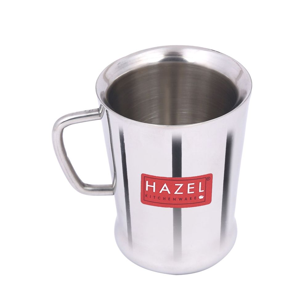 HAZEL Stainless Steel Green Tea Coffee Big Spice Cup, 1 Pc, 200 ml