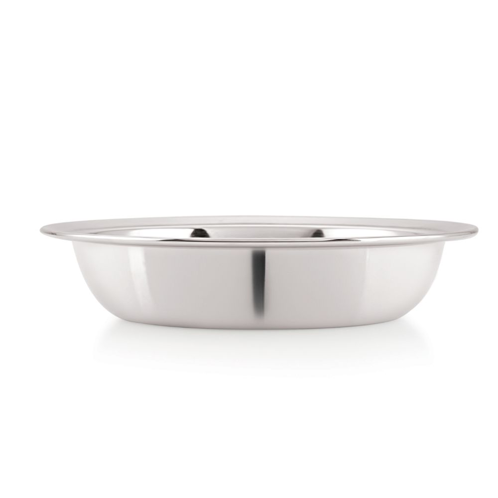 HAZEL Stainless Steel Snack Bowl / Plate Set | Small Steel Bowls Dish For Snacks | Breakfast Bowls, 270 ML