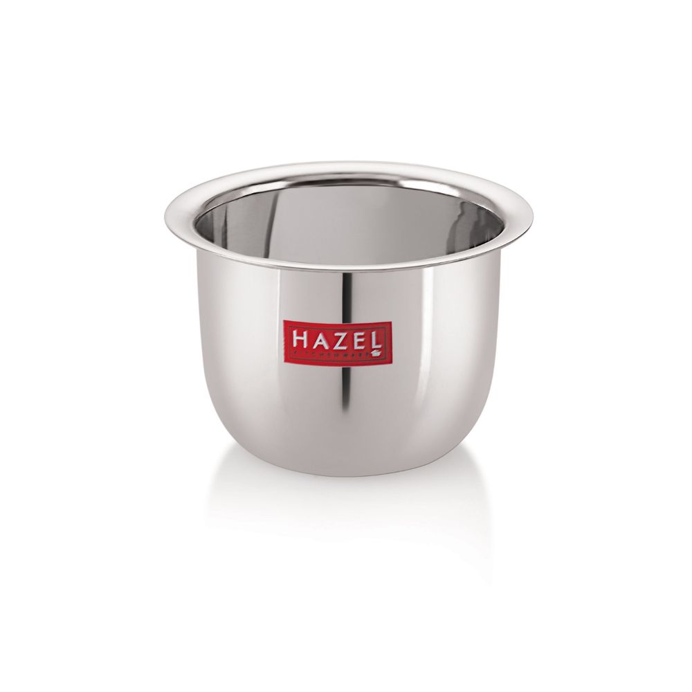 HAZEL Stainless Steel Tea Glasses Mini Traditional Design Coffee Milk Serving Glass Patra Pela, 9.3 cm, 200 ML, Silver