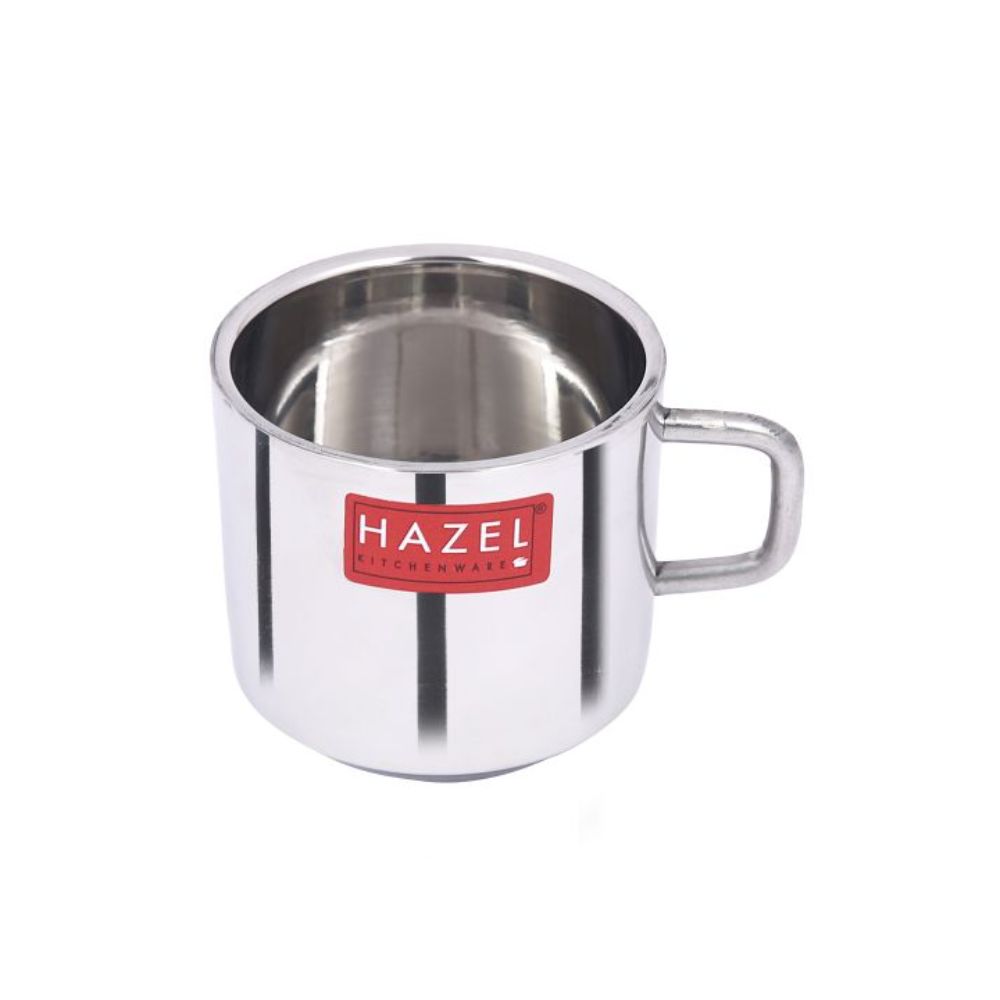 HAZEL Stainless Steel Green Tea Coffee Small Sobar Cup, 1 Pc, 100 ml