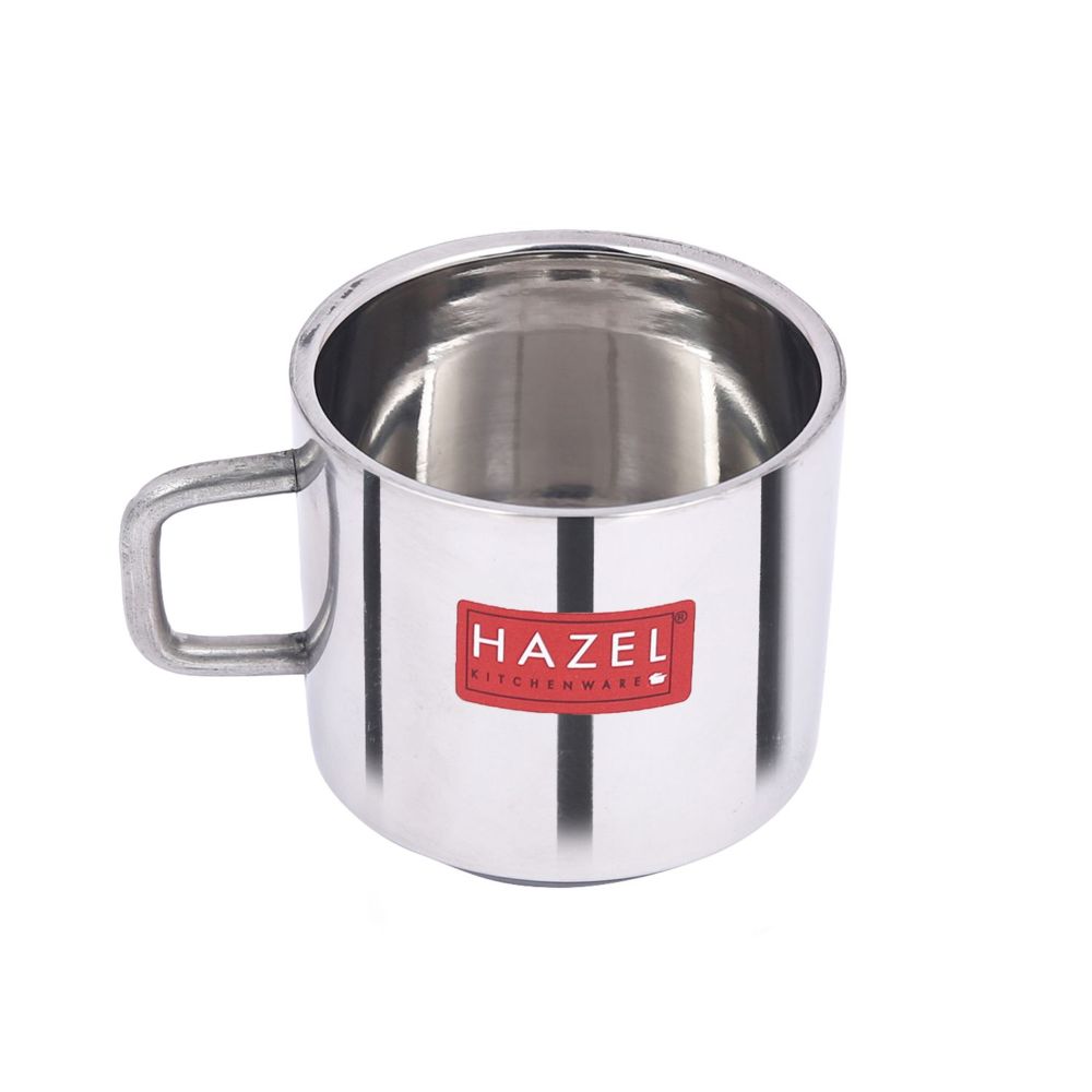 HAZEL Stainless Steel Green Tea Coffee Small Sobar Cup, 1 Pc, 100 ml