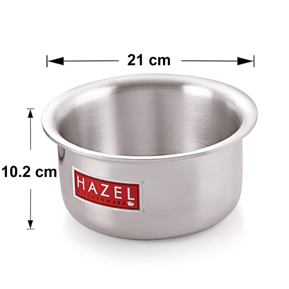 HAZEL Aluminium Induction Tope (2600 ML, 1) Silver