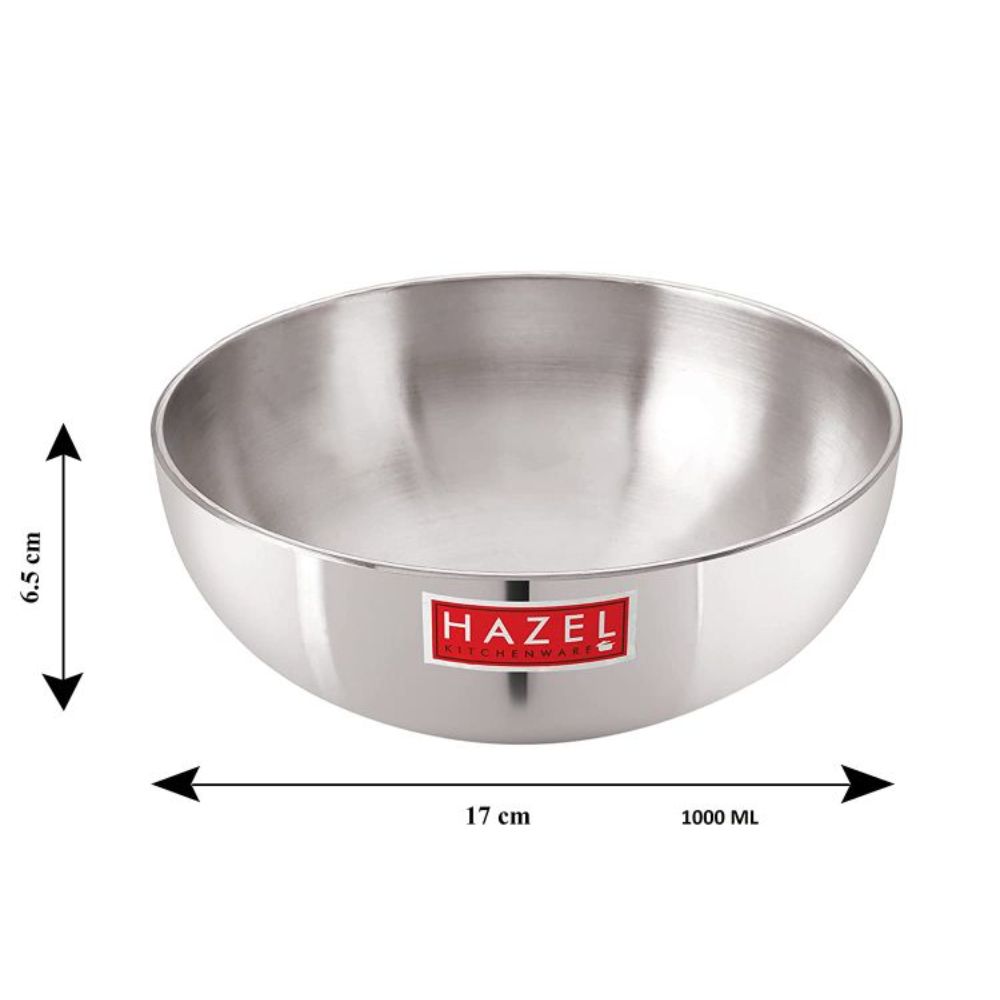 HAZEL 4mm Aluminium Tasla | Aluminium Kadai Without Handle