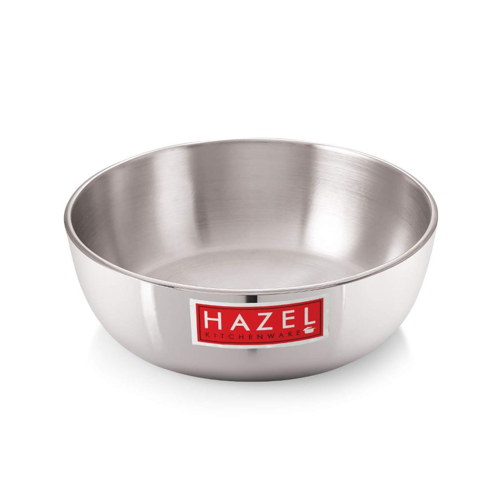 HAZEL 4mm Aluminium Induction Bottom Tasra, 1250 ML, Silver