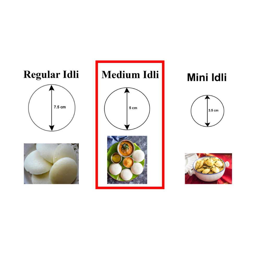 Hazel Stainless Steel Medium Idli Plate with Stand, 5-Rack Plates, 25 Idlis