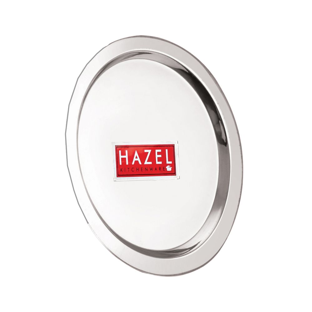 HAZEL Utensils Set for Kitchen | Steel Tope Set with Lid and Heavy Gauge Round Bottom, Set of 1, 1000 ml | Boiling Vessels, Multipurpose Steel Bhagona