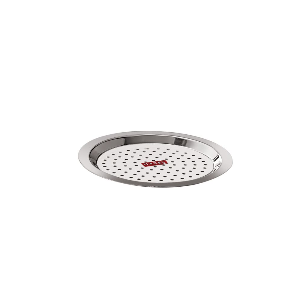 HAZEL Stainless Steel Cover Lid with Hole Chiba Ciba For Topes Pots, 16.8 cm, Silver