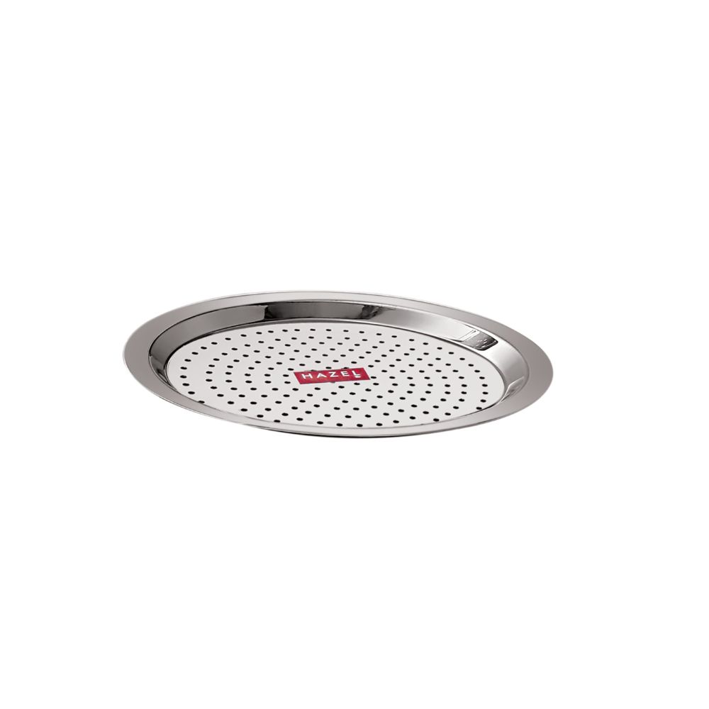 HAZEL Stainless Steel Cover Lid with Hole Chiba Ciba For Topes Pots, 19.7 cm, Silver
