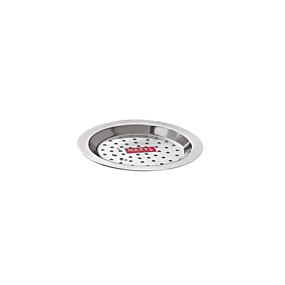HAZEL Stainless Steel Cover Lid with Hole Chiba Ciba For Topes Pots, 12.3 cm, Silver